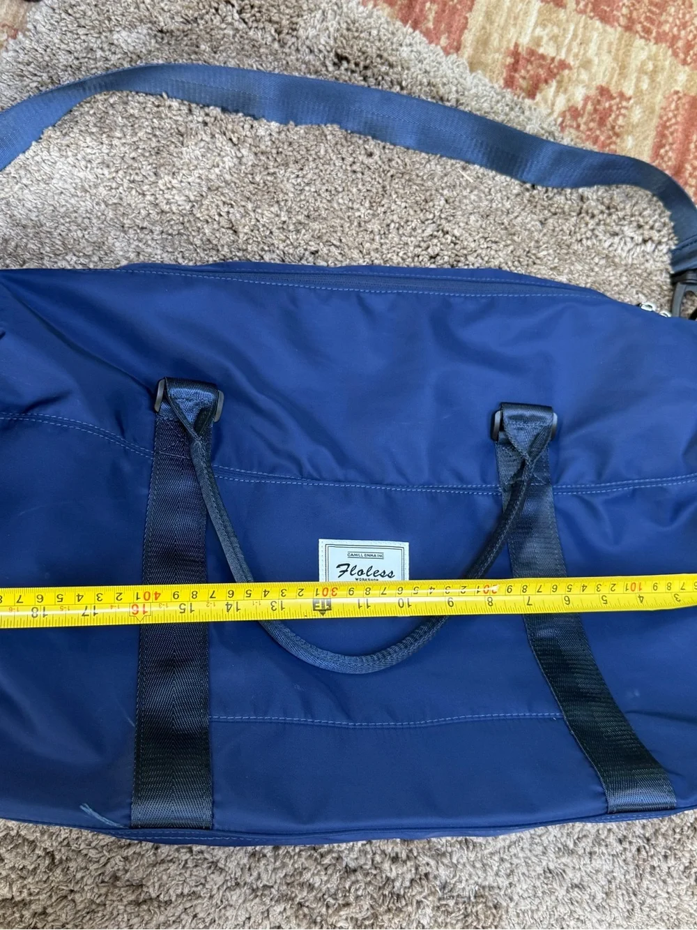 Sport Blue Men’s Duffel Travel/Gym Bag